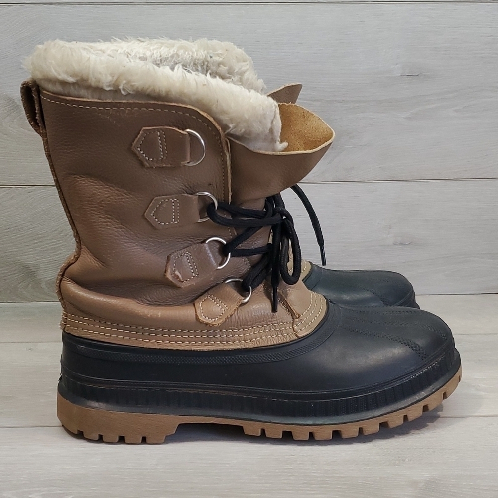 Sorel Mens Insulated Lined Outdoor Duck Rubber Mid calf boots shoes sz 7